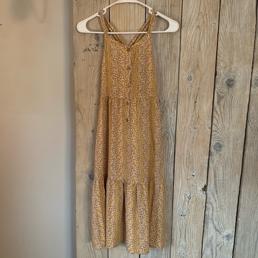 Art Class girls sundress in floral print. Size: M (7/8).